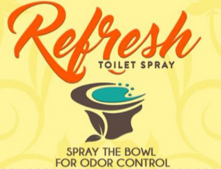 REFRESH TOILET SPRAY SPRAY THE BOWL FOR ODOR CONTROL