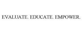 EVALUATE. EDUCATE. EMPOWER.