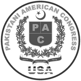 PAKISTANI AMERICAN CONGRESS PAC UNITY DISCIPLINE FAITH USA