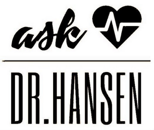 ASK DR. HANSEN