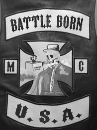 BATTLE BORN MC U.S.A. FORGET HELL