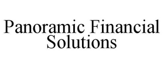 PANORAMIC FINANCIAL SOLUTIONS