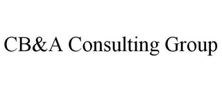 CB&A CONSULTING GROUP