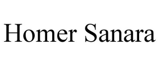 HOMER SANARA
