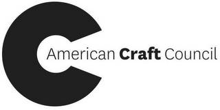 C AMERICAN CRAFT COUNCIL