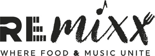 REMIXX WHERE FOOD & MUSIC UNITE