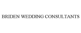 BRIDEN WEDDING CONSULTANTS