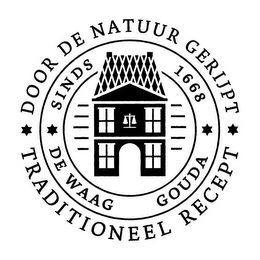 DOOR DE NATUUR GERIJPT TRADITIONEEL RECEPT SINDS 1668 DE WAAG GOUDA