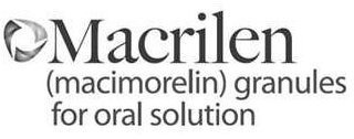 MACRILEN (MACIMORELIN) GRANULES FOR ORAL SOLUTION