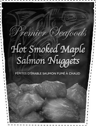 PREMIER SEAFOODS HOT SMOKED MAPLE SALMON NUGGETS PÉPITES D'ÉRABLE SAUMON FUMÉ À CHAUD