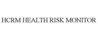 HCRM HEALTH RISK MONITOR