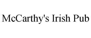 MCCARTHY'S IRISH PUB