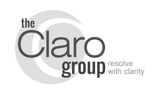 THE CLARO GROUP RESOLVE WITH CLARITY
