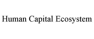 HUMAN CAPITAL ECOSYSTEM