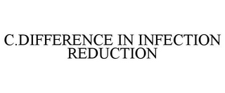 C.DIFFERENCE IN INFECTION REDUCTION