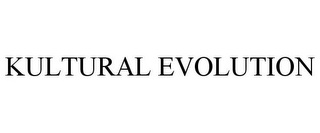 KULTURAL EVOLUTION