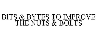 BITS & BYTES TO IMPROVE THE NUTS & BOLTS