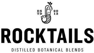 ROCKTAILS ESTD 2013 DISTILLED BOTANICAL BLENDS