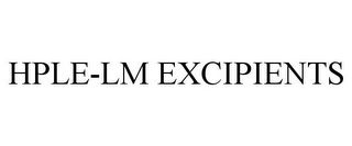 HPLE-LM EXCIPIENTS