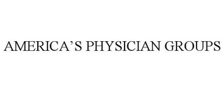 AMERICA'S PHYSICIAN GROUPS