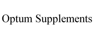 OPTUM SUPPLEMENTS