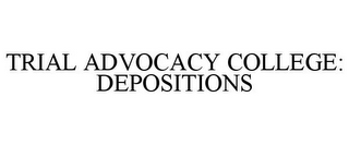 TRIAL ADVOCACY COLLEGE: DEPOSITIONS