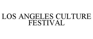 LOS ANGELES CULTURE FESTIVAL