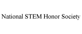 NATIONAL STEM HONOR SOCIETY