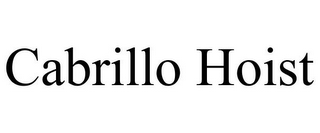 CABRILLO HOIST