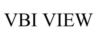 VBI VIEW