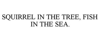 SQUIRREL IN THE TREE, FISH IN THE SEA.