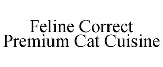 FELINE CORRECT PREMIUM CAT CUISINE