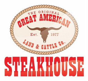 THE ORIGINAL GREAT AMERICAN LAND & CATTLE CO. STEAKHOUSE EST. 1977