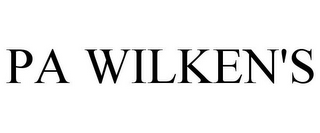 PA WILKEN'S