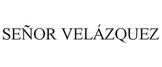 SEÑOR VELÁZQUEZ