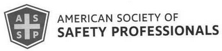 ASSP AMERICAN SOCIETY OF SAFETY PROFESSIONALS