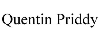 QUENTIN PRIDDY