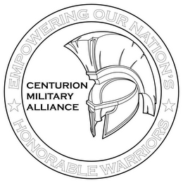 CENTURION MILITARY ALLIANCE EMPOWERING OUR NATION'S HONORABLE WARRIORS