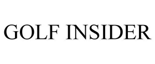 GOLF INSIDER