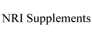 NRI SUPPLEMENTS