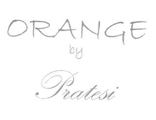 ORANGE BY PRATESI