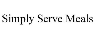 SIMPLY SERVE MEALS