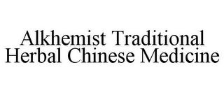 ALKHEMIST TRADITIONAL HERBAL CHINESE MEDICINE