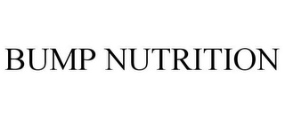 BUMP NUTRITION