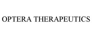 OPTERA THERAPEUTICS