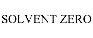 SOLVENT ZERO