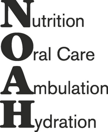 NUTRITION ORAL CARE AMBULATION HYDRATION