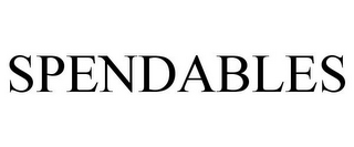 SPENDABLES