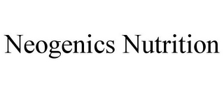 NEOGENICS NUTRITION