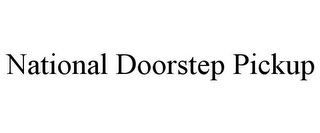 NATIONAL DOORSTEP PICKUP